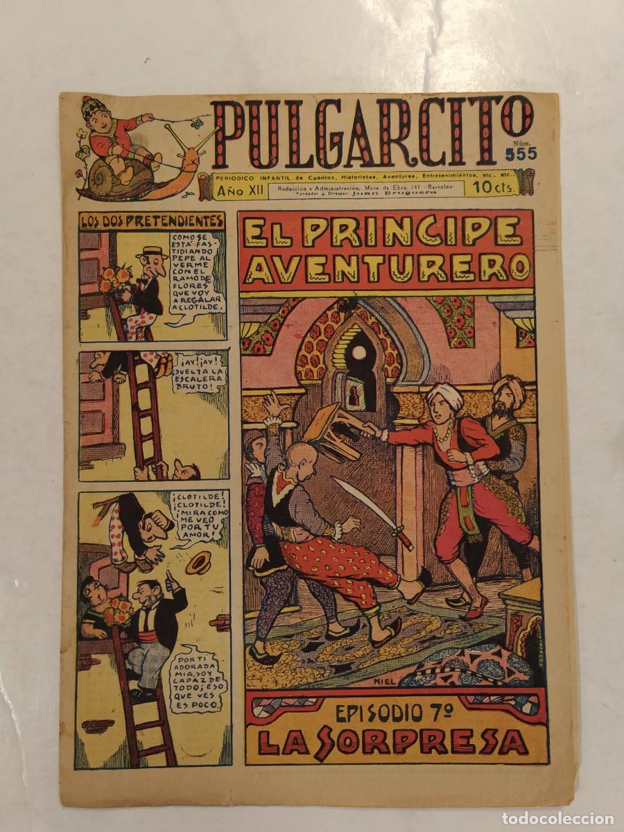 Tebeos: PULGARCITO - NUMERO 555 - TEBEO COMIC ANTIGUO - ORIGINAL -VER FOTOS