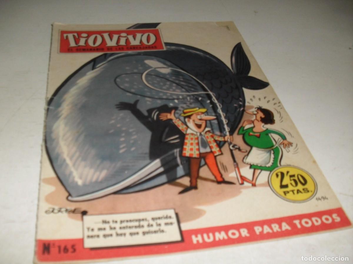 Tebeos: TIO VIVO N&ordm; 165,EN PAGINA CENTRAL:RIASE DE LA HUERTA,DE IBA&Ntilde;EZ.,DE 1043.BRUGUERA,1961