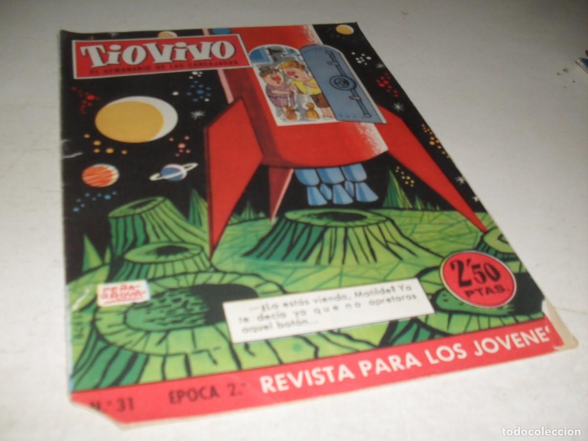 Tebeos: TIO VIVO N&ordm; 31,EN PAGINA CENTRAL RIASE DE LOS RESFRIADOS,DE GOSSE,DE 1043.BRUGUERA,1961
