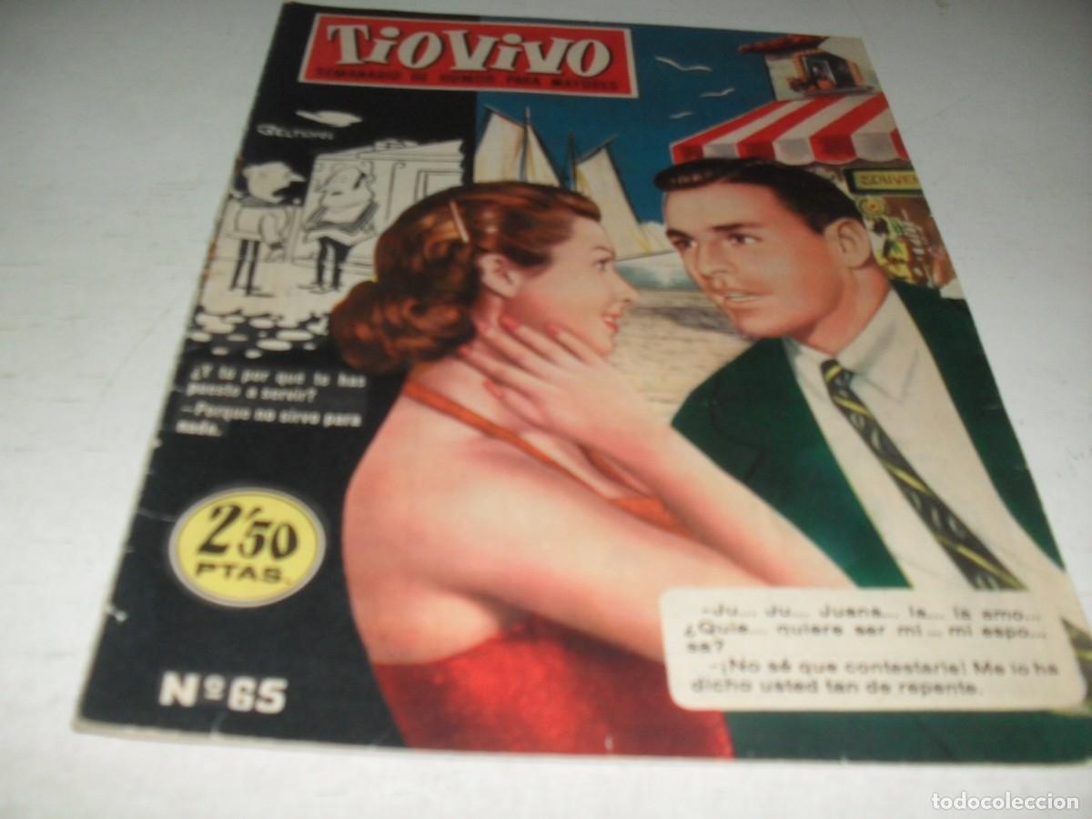 Tebeos: TIO VIVO N&ordm; 65,EN PAGINA CENTRAL RIASE DE LOS ANIMALITOS,DE BELTRAN,DE 181,EL CRISOL,1957
