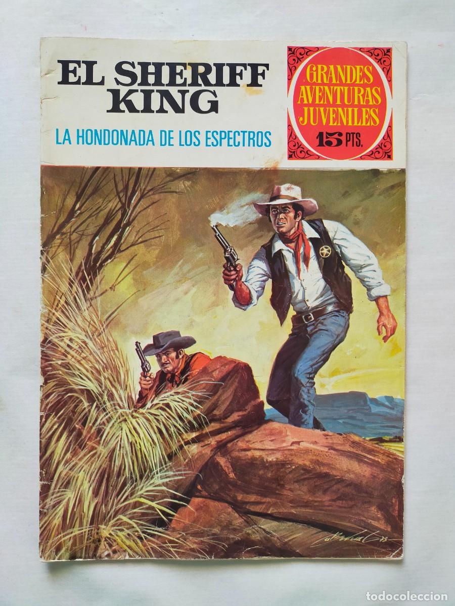 Tebeos: Grandes Aventuras Juveniles EL SHERIFF KING N&ordm; 48: LA HONDONADA DE LOS ESPECTROS. Edit Bruguera 1973