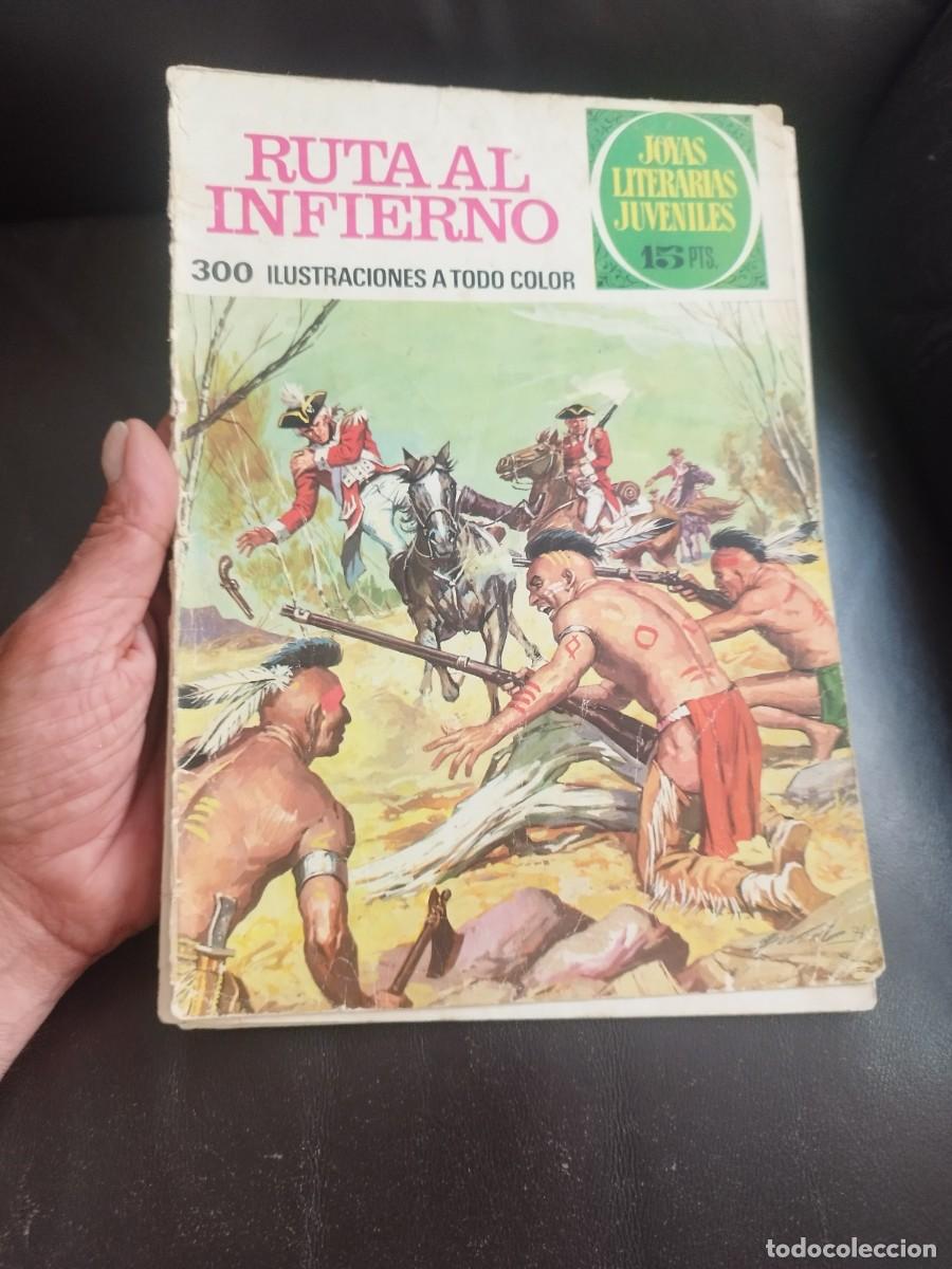 Tebeos: Comic joyas literarias juveniles N&ordm; 37 ruta al infierno, Howard Stanley.