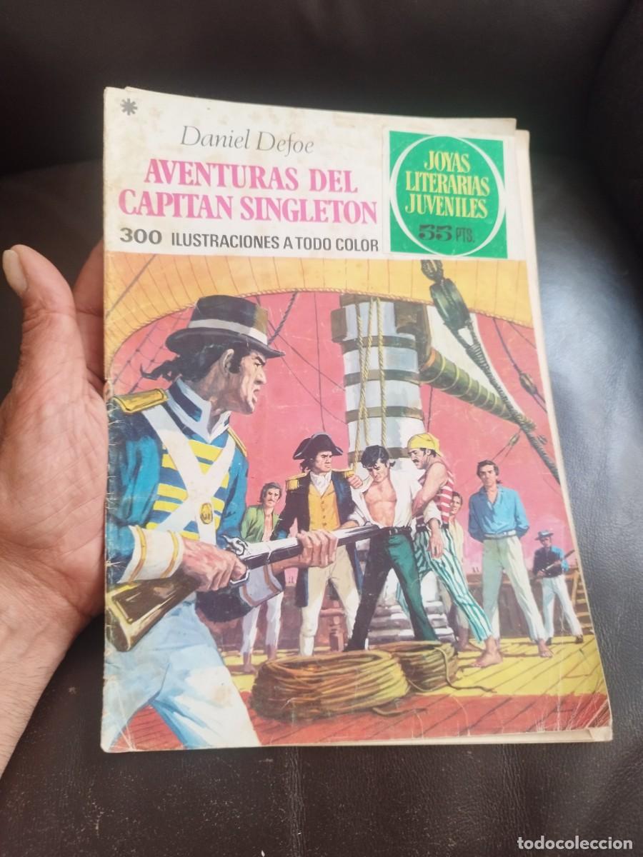 Tebeos: Comic joyas literarias juveniles N&ordm; 10. Aventuras del Capit&aacute;n Singleton, Daniel Defoe.