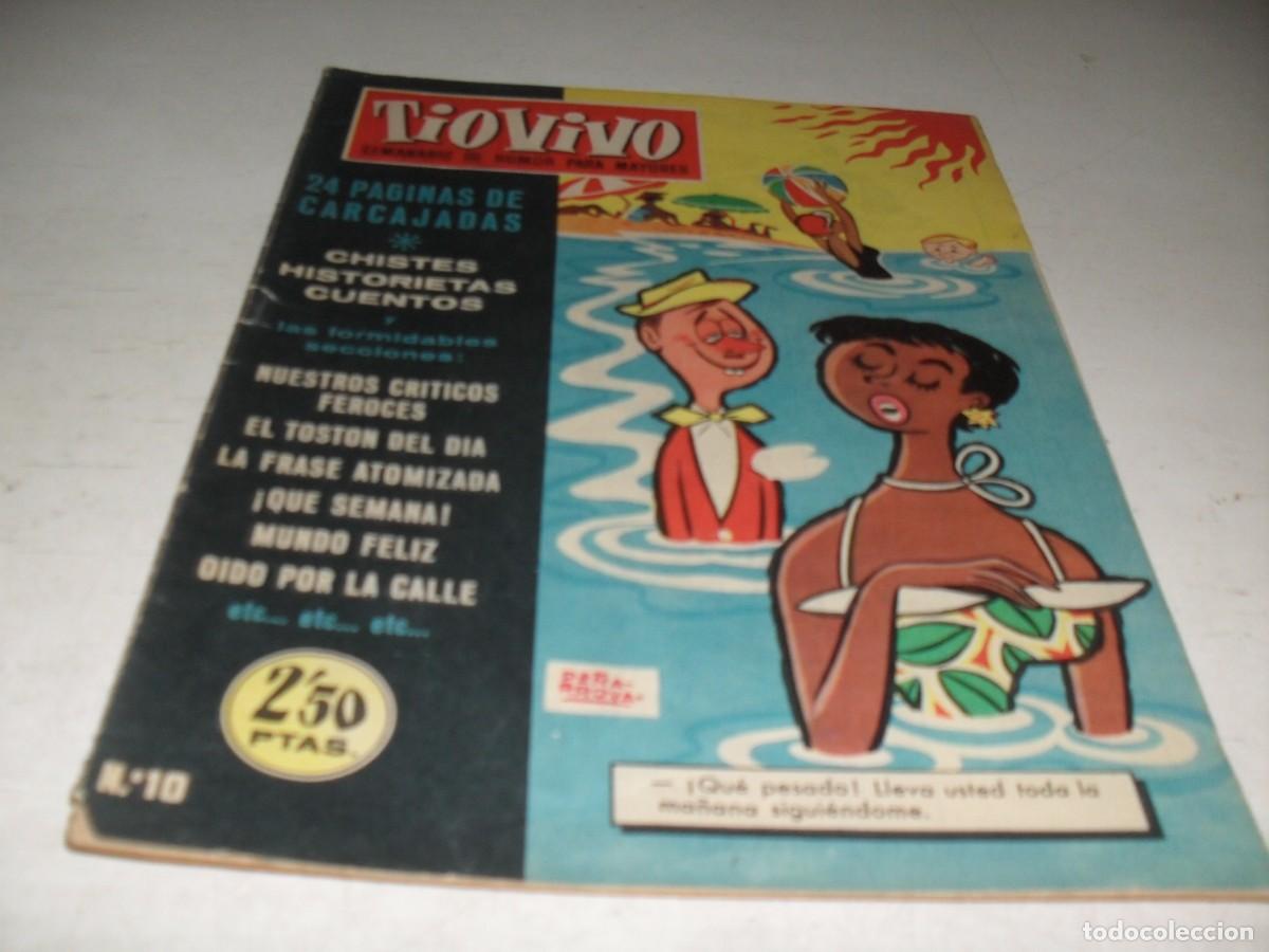 Tebeos: TIO VIVO N&ordm; 10,EN CONTRAPORTADA EL CACO BONIFACIO,DE 181,EL CRISOL,1957