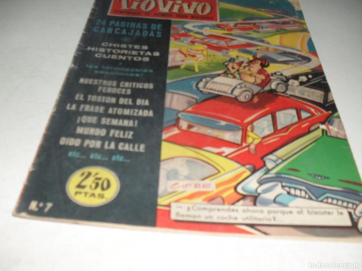 Tebeos: TIO VIVO N&ordm; 7,EN PAGINA CENTRAL JUNTO A LAS OLAS,DE 181,EL CRISOL,1957