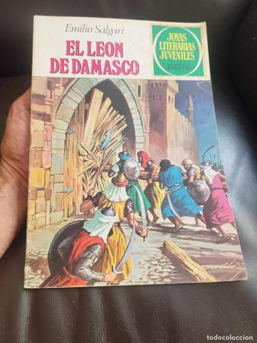 BDs: Comic joyas literarias juveniles N&ordm; 68. El Le&oacute;n de Damasco, Emilio Salgari.
