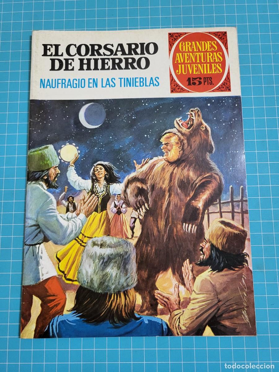 Tebeos: Grandes Aventuras Juveniles, el corsario de hierro, N.&ordm; 45, Bruguera.