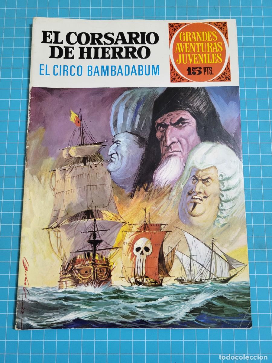 Tebeos: Grandes Aventuras Juveniles, el corsario de hierro, N.&ordm; 25, Bruguera.
