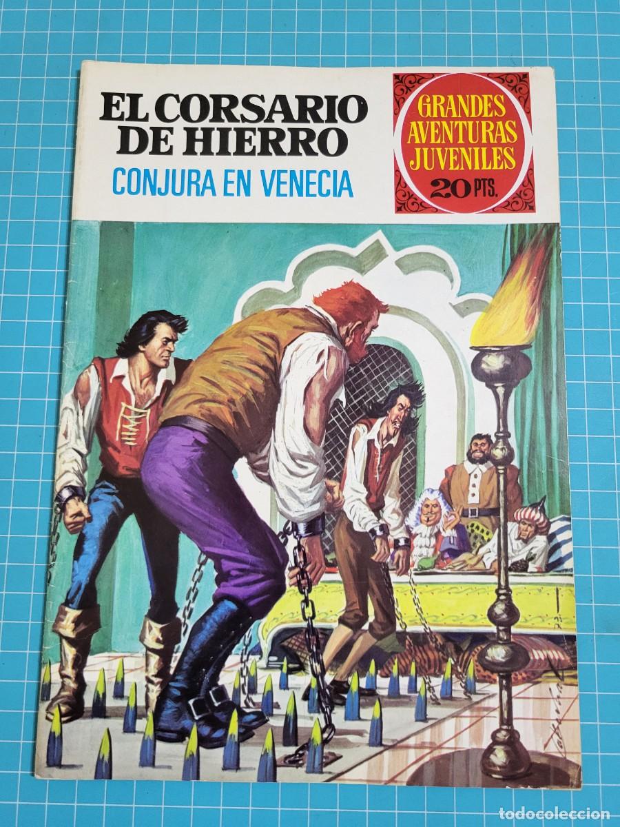 Tebeos: Grandes Aventuras Juveniles, el corsario de hierro, N.&ordm; 65, Bruguera.