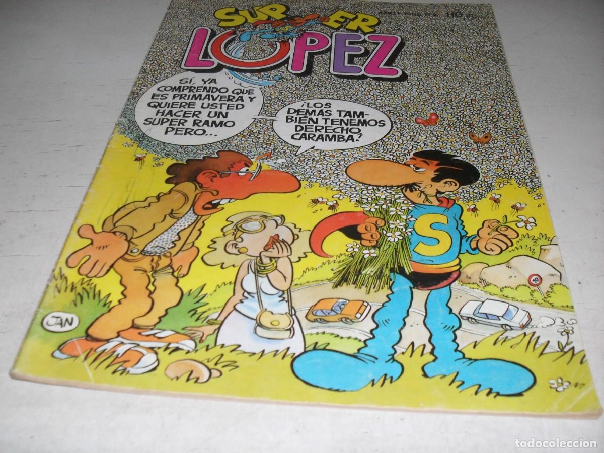 Tebeos: SUPER LOPEZ N&ordm; 2,DE 3,CON POSTER DE SUPERLOPEZ.BRUGUERA,1985