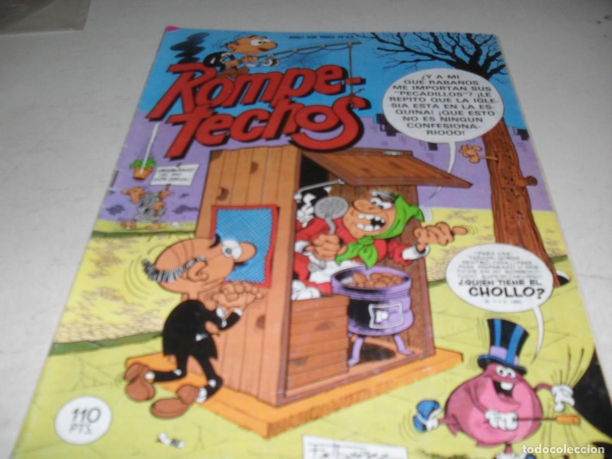Tebeos: SUPER ROMPETECHOS N&ordm; 43,,CON QUIEN TIENE EL CHOLLO,DE IBA&Ntilde;EZ.BRUGUERA,19788