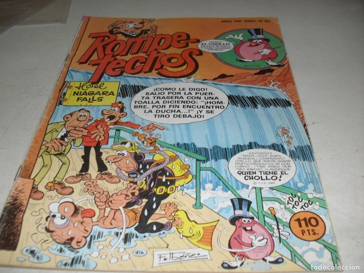 Tebeos: SUPER ROMPETECHOS N&ordm; 42,CON QUIEN TIENE EL CHOLLO,DE IBA&Ntilde;EZ.BRUGUERA,19788
