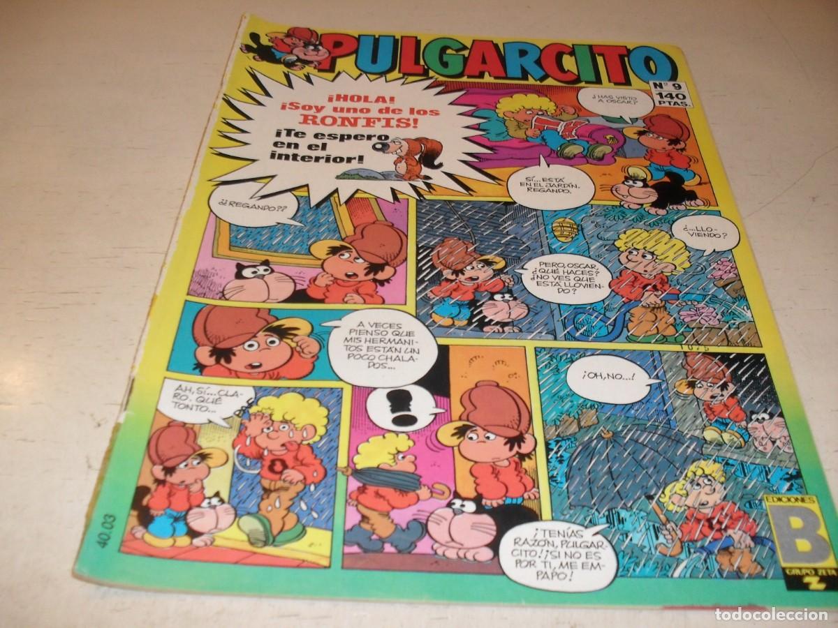 Tebeos: PULGARCITO N&ordm; 9,DE 38,CON EL BOTONES SACARINO APOCRIFO.EDICIONES B,1987