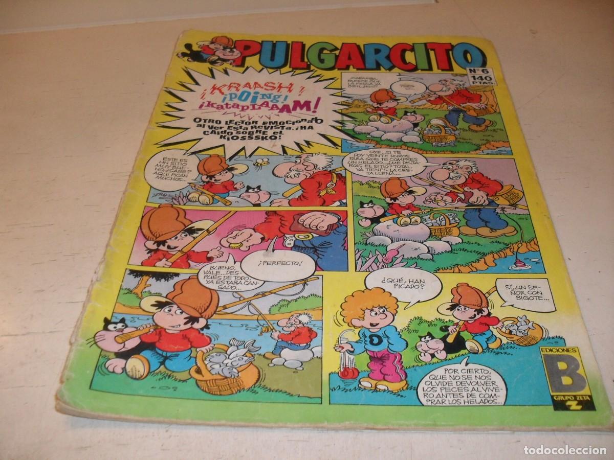 Tebeos: PULGARCITO N&ordm; 6,DE 38,CON EL BOTONES SACARINO APOCRIFO.EDICIONES B,1987