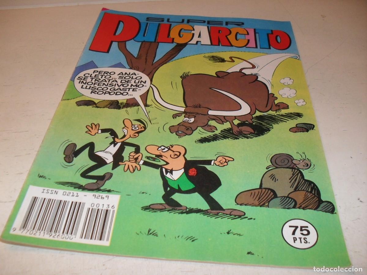 Tebeos: SUPER PULGARCITO N&ordm; 136,CON EL SHERIFF KING:80.000 DOLARES BRUGUERA,1970