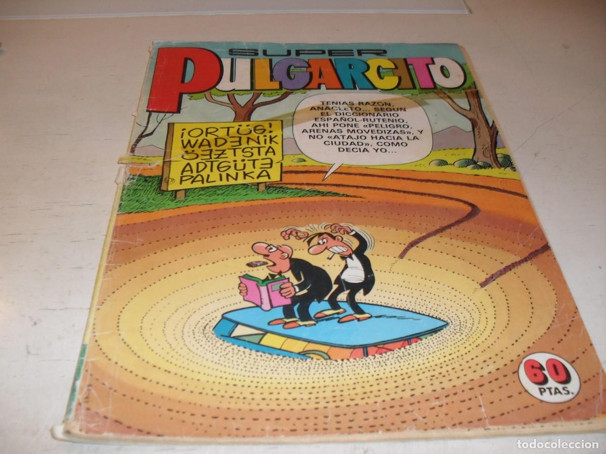 Tebeos: SUPER PULGARCITO N&ordm; 129,CON MORTADELO APOCRIFO:LA MASCOTA EXTRAVIADA BRUGUERA,1970