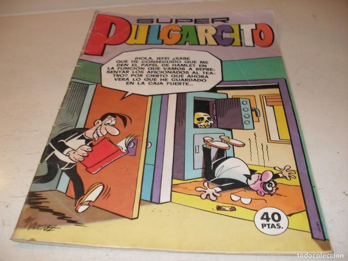 Tebeos: SUPER PULGARCITO N&ordm; 105,CON LA SOMBRA:SECUESTRO.BRUGUERA,1970