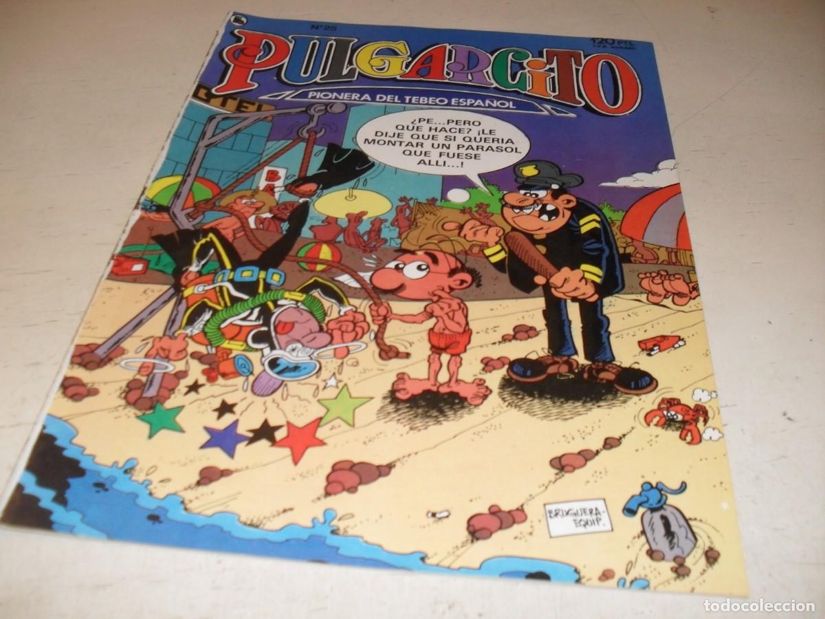 Tebeos: PULGARCITO n&ordm; 25,DE 25,CON ROMPETECHOS APOCRIFO:EL CABALLO DE ATILA.BRUGUERA,1985