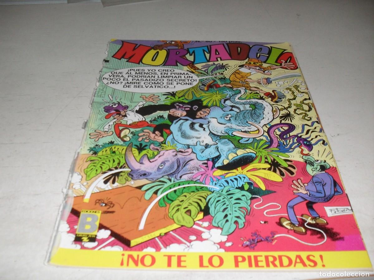 Tebeos: MORTADELO N&ordm; 80,CON LOS SOBRINETES,DE IBA&Ntilde;EZ,DE 200.EDICIONES B,1987