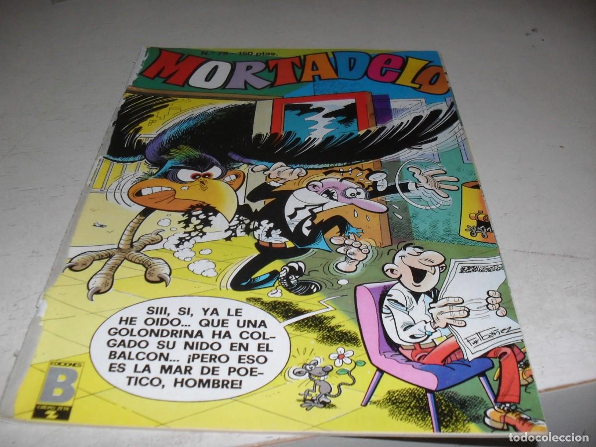 Tebeos: MORTADELO N&ordm; 79,CON LAS ULTIMAS HISTORIETAS DE AGAMENON,DE 200.EDICIONES B,1987