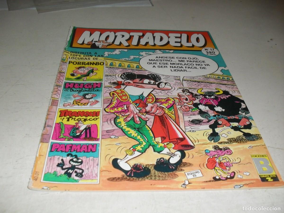 Tebeos: MORTADELO N&ordm; 17,CON AVENTURA APOCRIFA DE MORTADELO,DE 200.EDICIONES B,1987