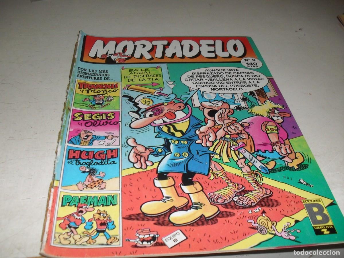Comics: MORTADELO N&ordm; 9,CON AVENTURA APOCRIFA LA BANDA DE MATTU S ALEN,DE 200.EDICIONES B,1987