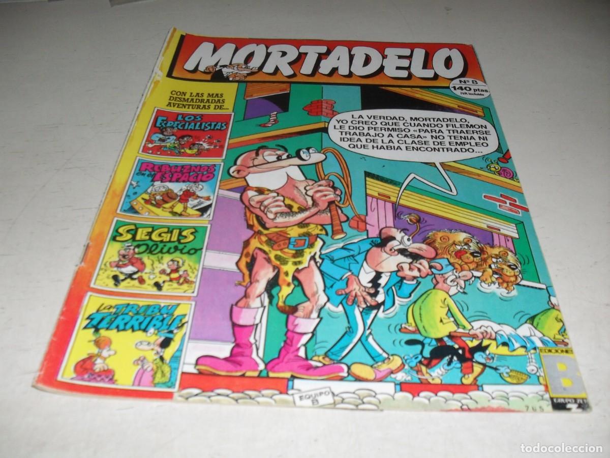 Tebeos: MORTADELO N&ordm; 8,CON AVENTURA APOCRIFA LA BANDA DE MATTU S ALEN,DE 200.EDICIONES B,1987