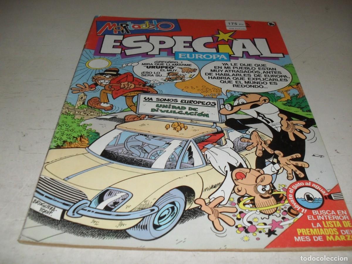 Tebeos: MORTADELO ESPECIAL N&ordm; 208,EUROPA,DE 211,CON WENSTERN DE JOSE ORTIZ.BRUGUERA,1975
