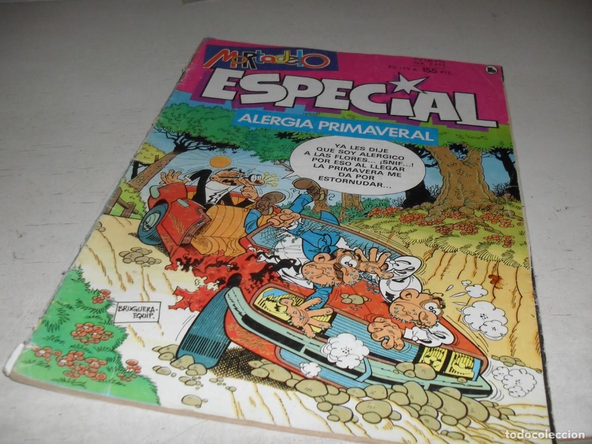 Tebeos: MORTADELO ESPECIAL N&ordm; 205,ALERGIA PRIMAVERAL,CON HISTORIA DE LA MAFIA,DE 211.BRUGUERA,1975