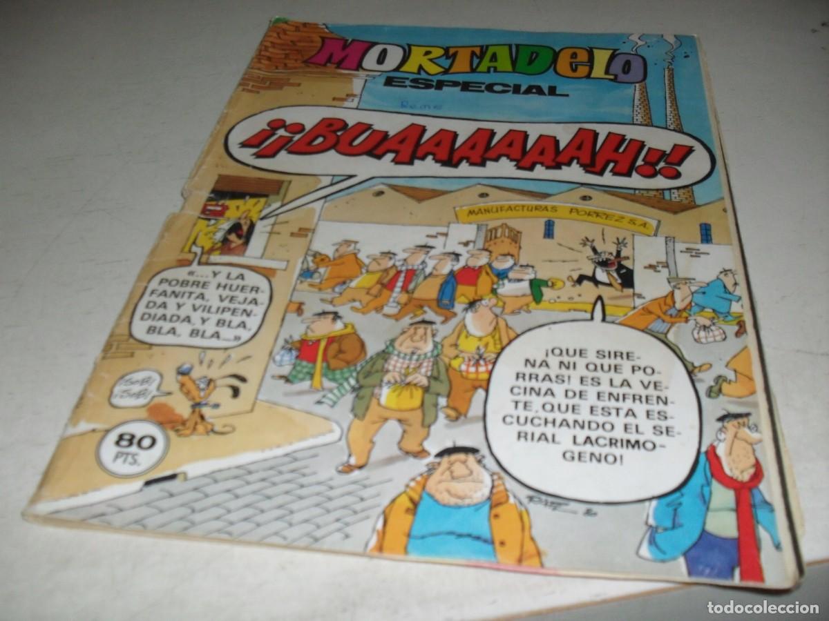 Tebeos: MORTADELO ESPECIAL BUAAH&iexcl;&iexcl; N&ordm; 105,CON PUBLICIDAD DE SPIDERMAN EN CONTRAPORTADA,DE 211.BRUGUERA,1975