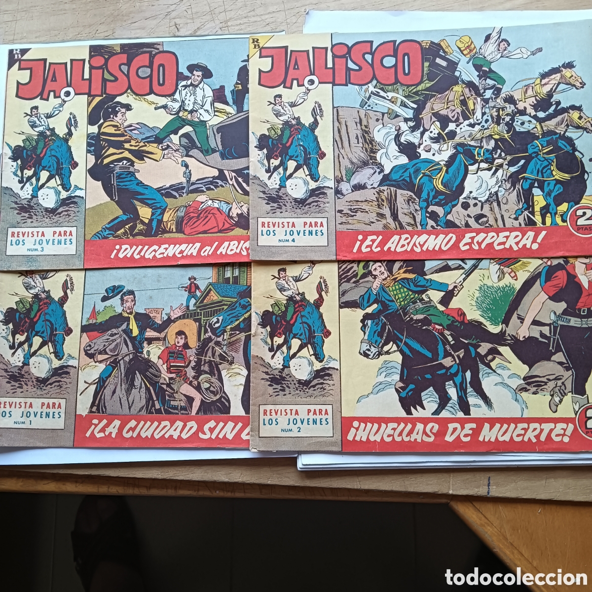Tebeos: JALISCO LOTE DE 19 NUM EDI.BRUGERA
