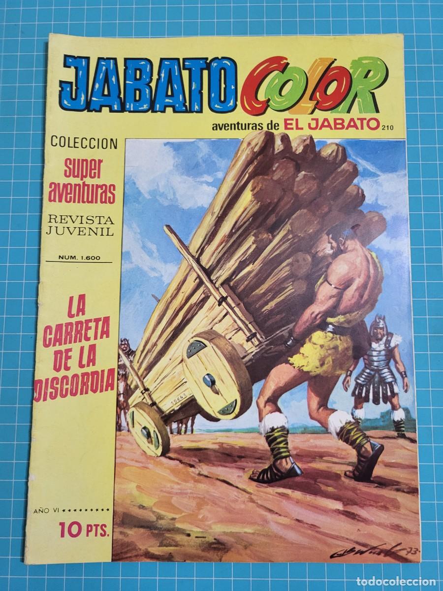 Tebeos: Jabato color N &ordm; 210, 1&ordf; &eacute;poca. (Bruguera)