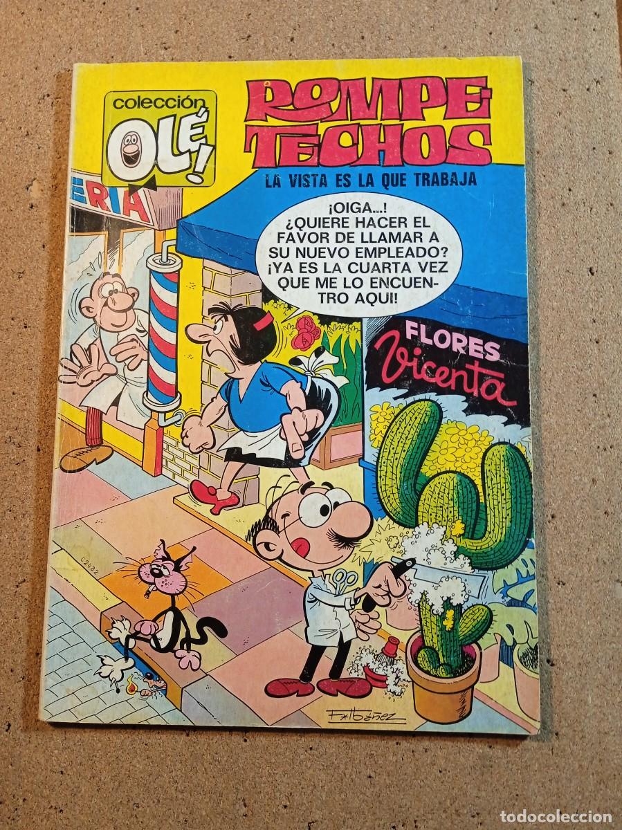 Tebeos: TEBEO DE OLE ROMPE TECHOS EN LA VISTA ES LA QUE TRABAJA DEL A&Ntilde;O 1981 N&ordm; 14