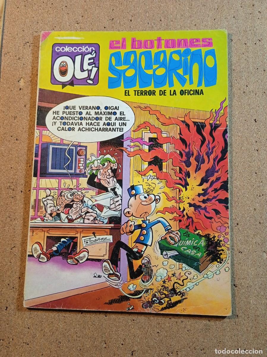 Tebeos: TEBEO DE OLE EL BOTONES SACARINO EN TERROR DE LA OFICINA DEL A&Ntilde;O 1985 N&ordm; 132