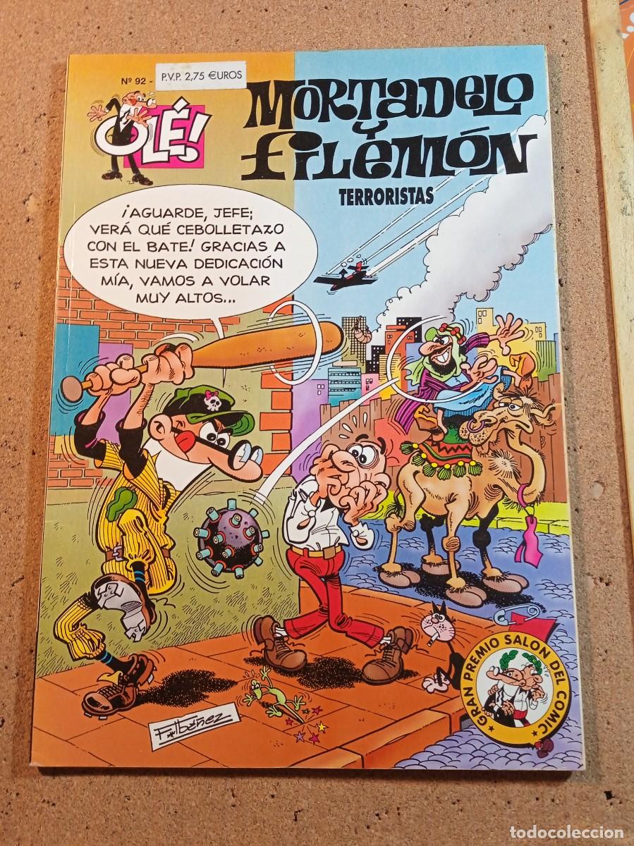 Tebeos: TEBEO DE OLE MORTADELO Y FILEMON EN TERRORISTAS DEL A&Ntilde;O 2000 N&ordm; 92