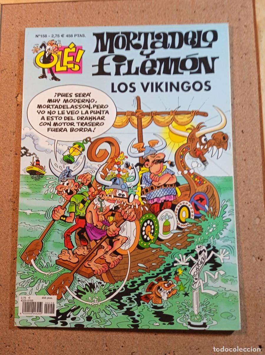 Tebeos: TEBEO DE OLE MORTADELO Y FILEMON EN LOS VIKINGOS DEL A&Ntilde;O 2001 N&ordm; 158