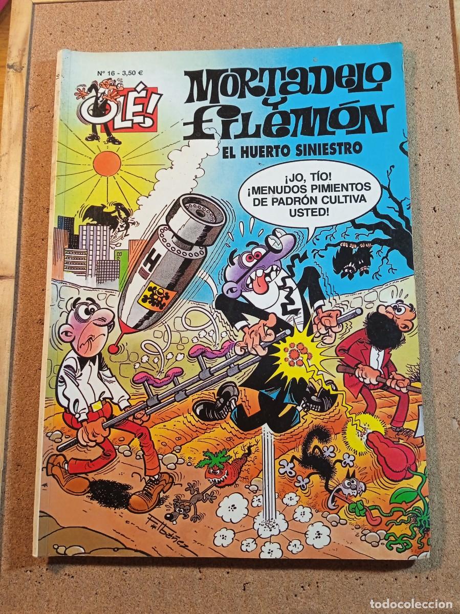 Tebeos: TEBEO DE OLE MORTADELO Y FILEMON EN EL HUERTO SINIESTRO DEL A&Ntilde;O 2006 N&ordm; 16
