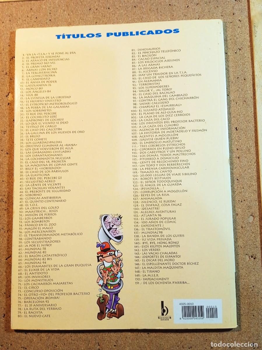 Tebeos: TEBEO DE OLE MORTADELO Y FILEMON EN EL ANSIA DE PODER DEL A&Ntilde;O 2000 N&ordm; 10 - Foto 2
