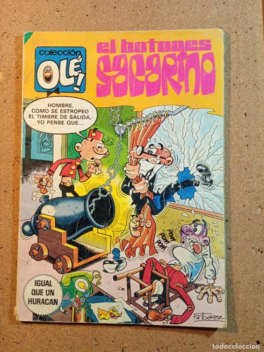 Tebeos: TEBEO DE OLE EL BOTONES SACARINO EN IGUAL QUE UN HURACAN DEL A&Ntilde;O 1983 N&ordm; 268