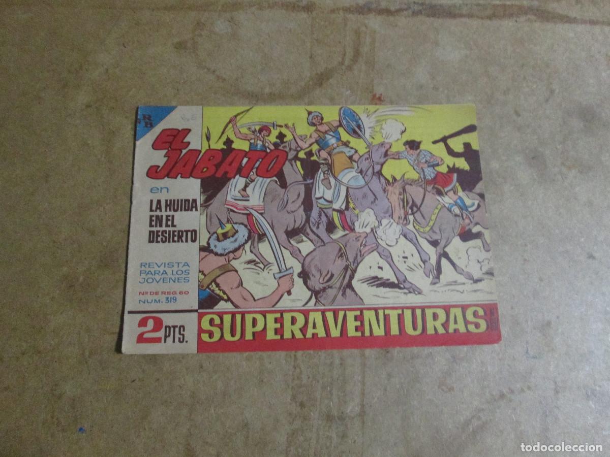 Tebeos: el jabato n&ordm; 319, original editorial bruguera 1958,