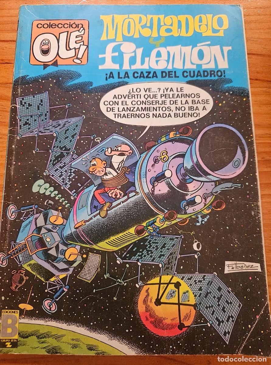 Tebeos: Mortadelo y Filem&oacute;n - A la caza del cuadro - Colecci&oacute;n Ol&eacute; 96-M 62 1988 Ediciones B Grupo Zeta