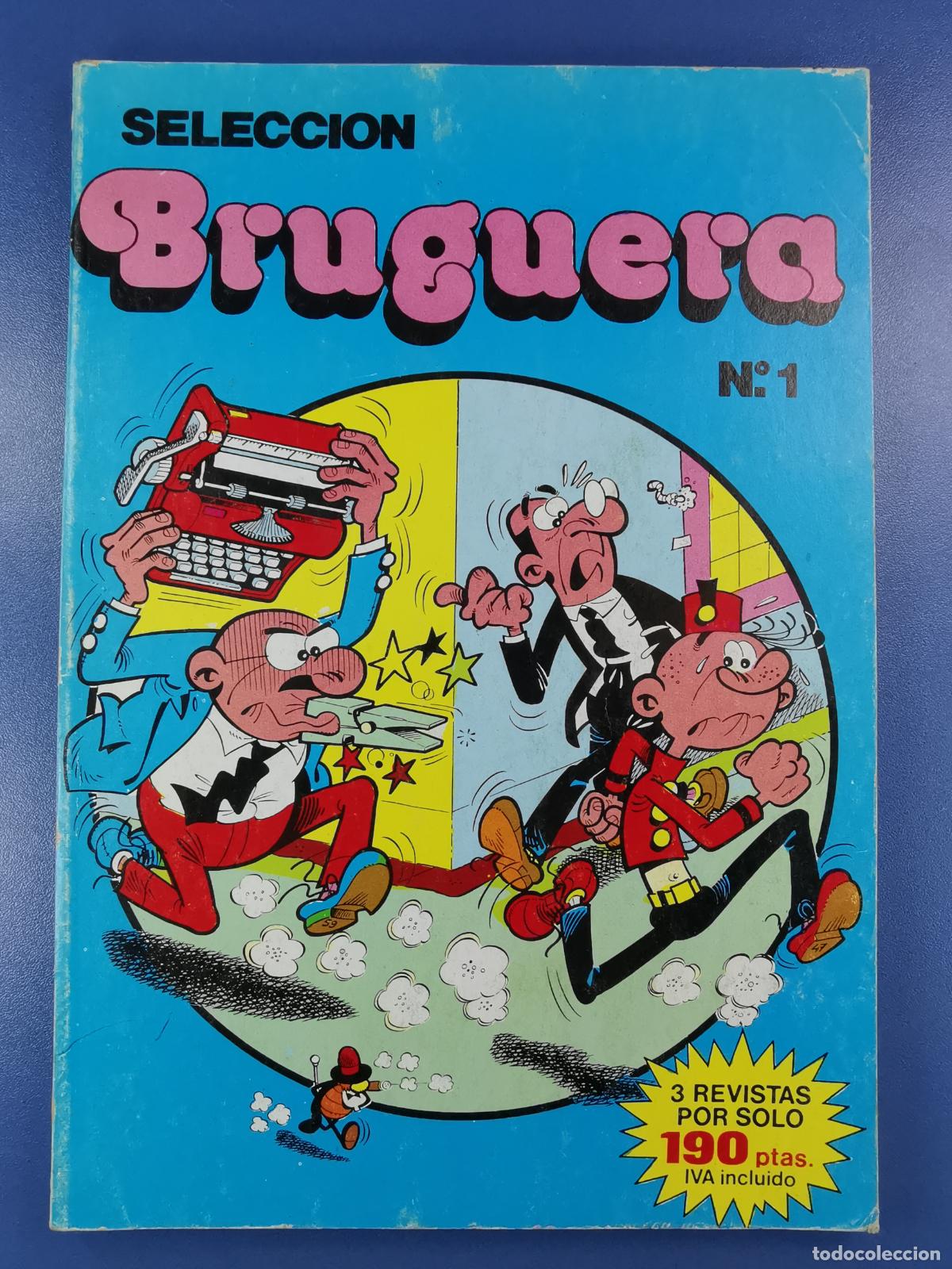 Comics: SELECCI&Oacute;N BRUGUERA - n&ordm; 1 - 3 revistas en uno - Bruguera