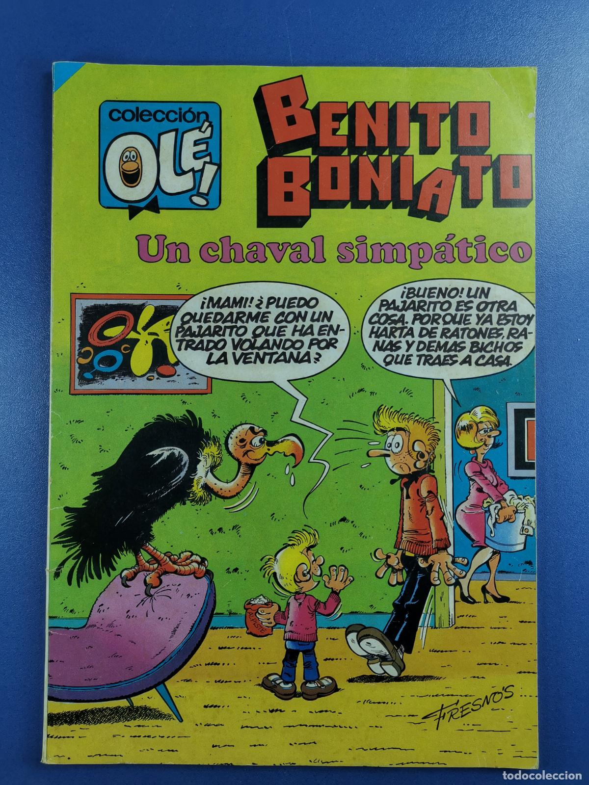 Tebeos: BENITO BONIATO - COLECCI&Oacute;N OL&Eacute; - UN CHAVAL SIMP&Aacute;TICO - Bruguera