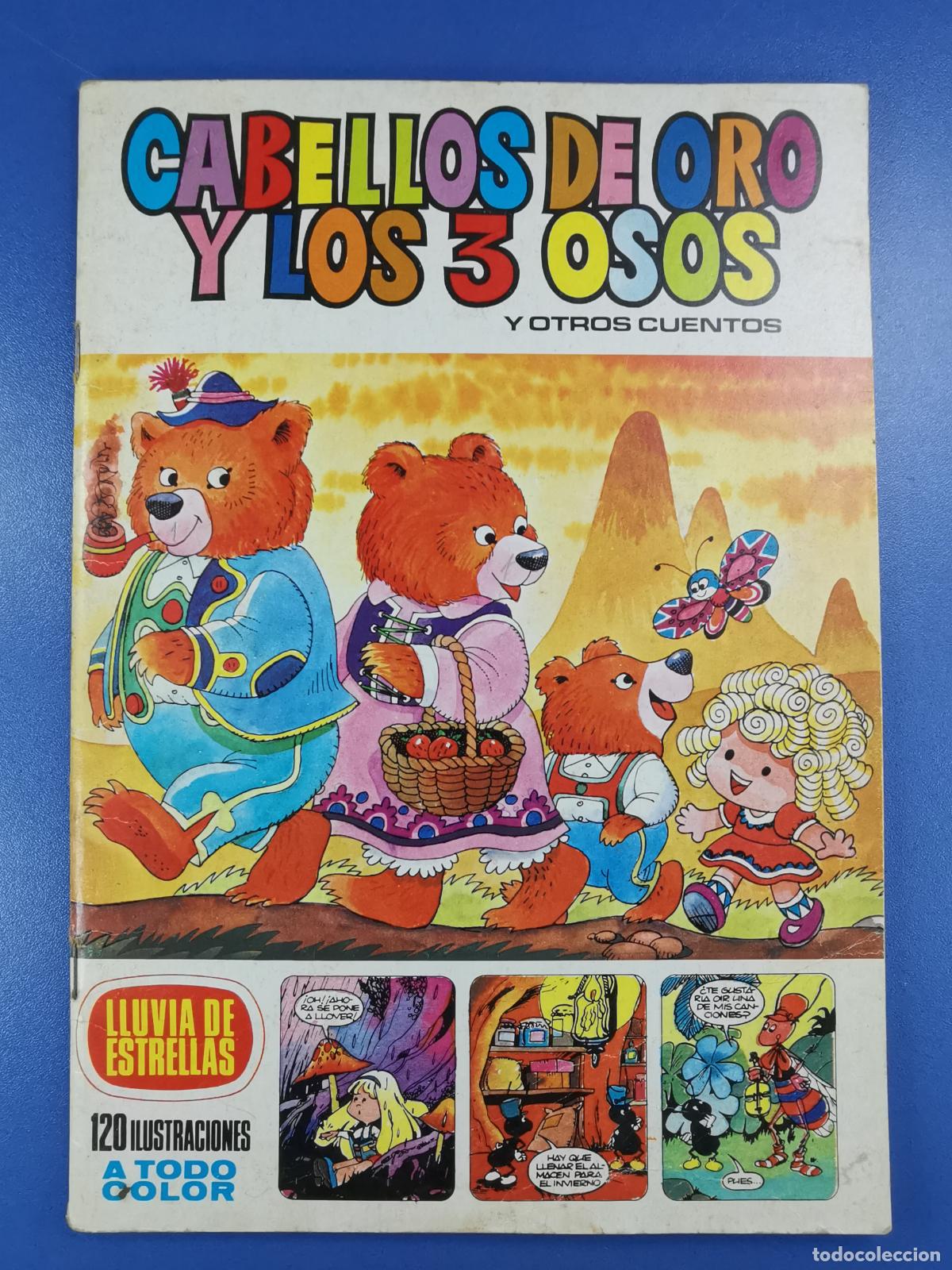 Comics: CABELLOS DE ORO Y LOS 3 OSOS Y OTROS CUENTOS - Col. Lluvia de Estrellas - Bruguera