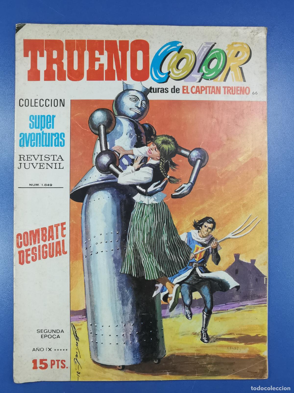 Tebeos: TRUENO COLOR - AVENTURAS DE EL CAPITAN TRUENO 66 - N&ordm; 1849 - COLECCION SUPER AVENTURAS