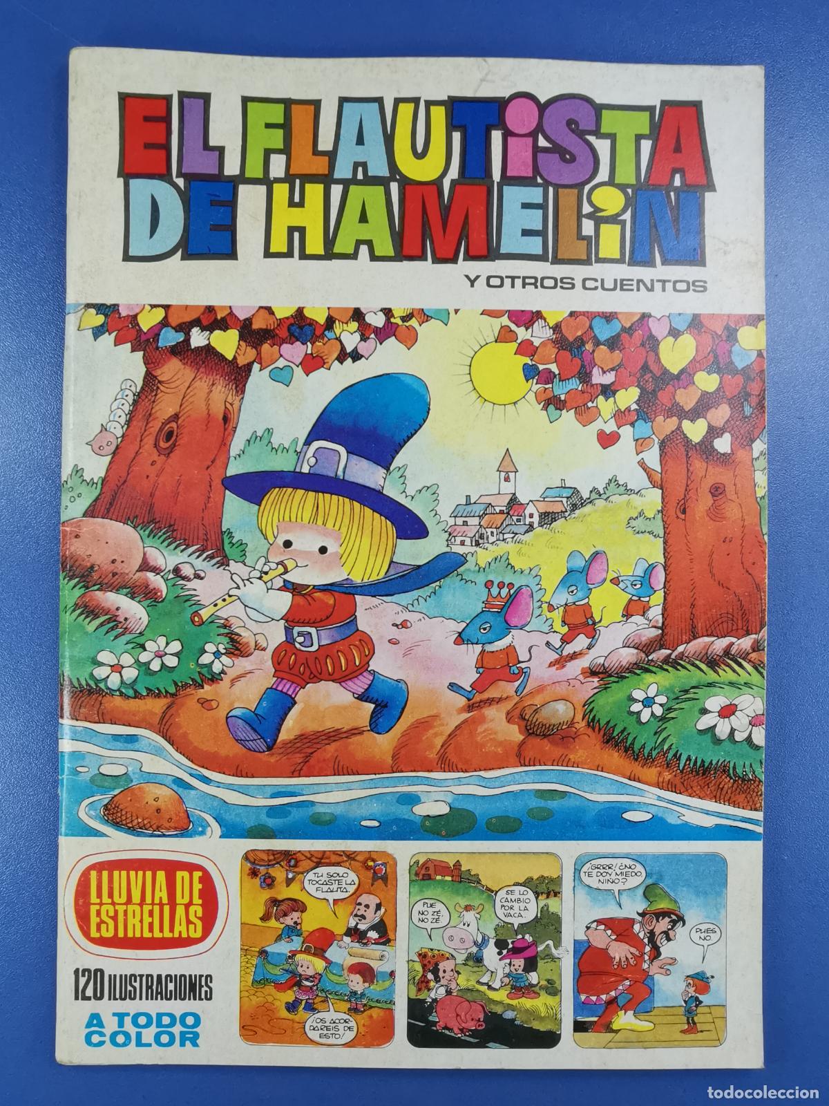 Giornalini: EL FLAUTISTA DE HAMEL&Iacute;N Y OTROS CUENTOS - Col. Lluvia de Estrellas - Bruguera