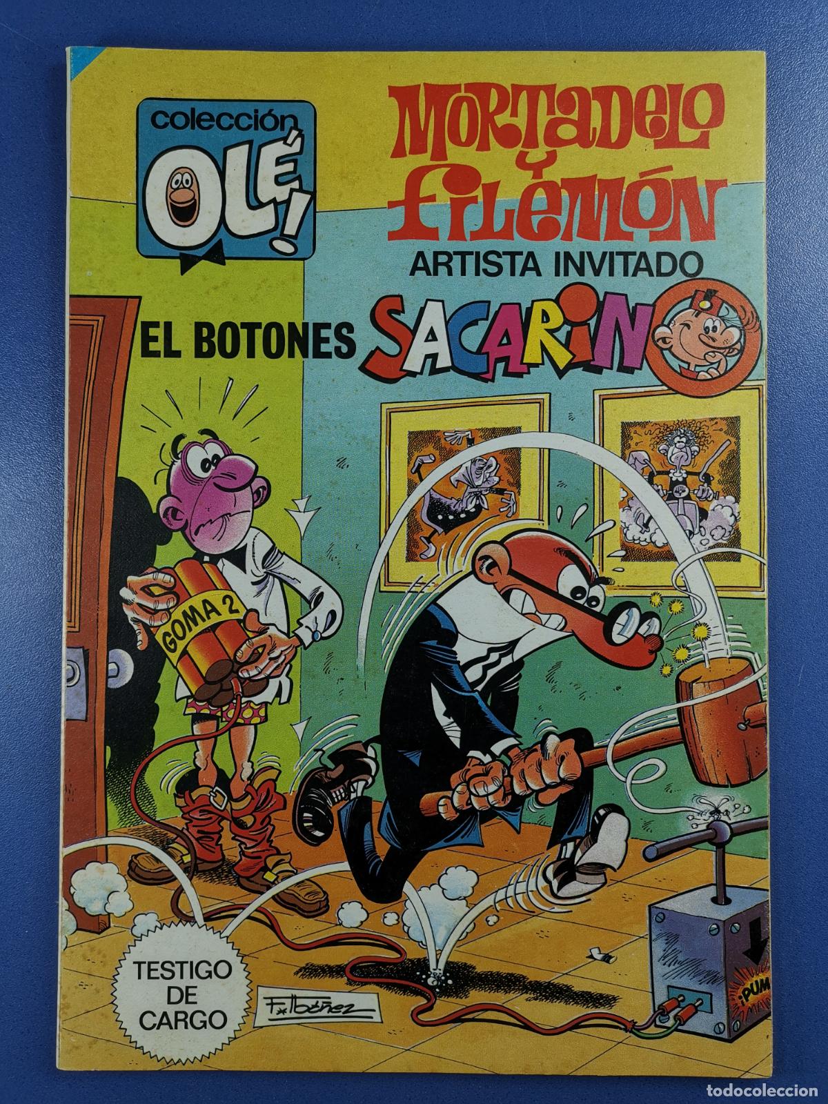 Tebeos: MORTADELO Y FILEM&Oacute;N - EL BOTONES SACARINO - COLECCI&Oacute;N OL&Eacute; - Bruguera