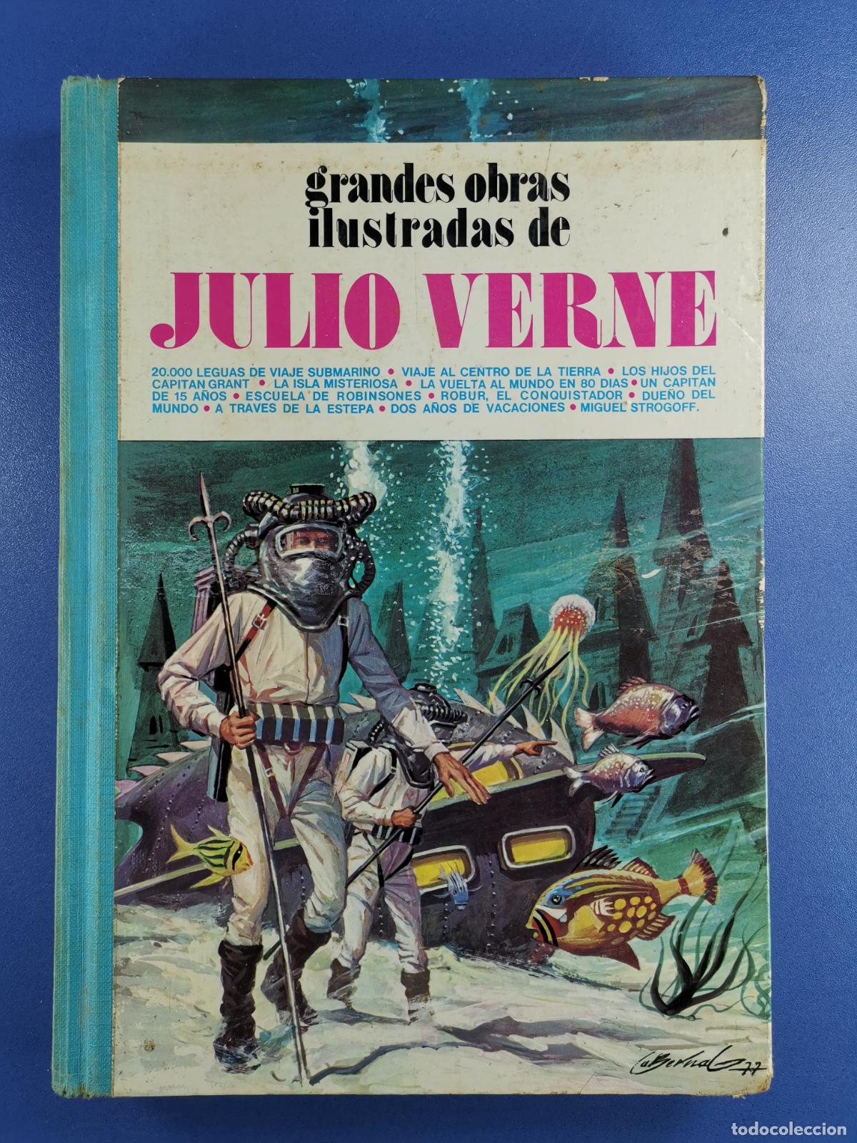 Tebeos: GRANDES OBRAS ILUSTRADAS JULIO VERNE - N&ordm; 1 - BRUGUERA