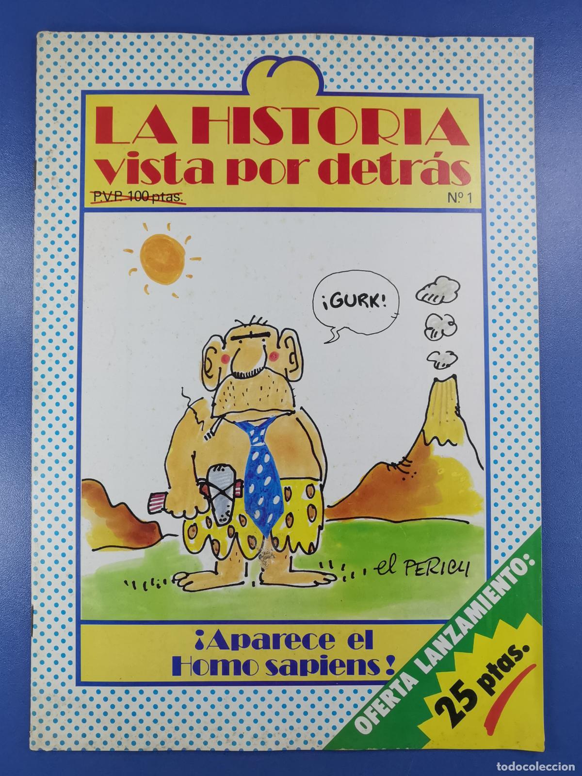 Livros de Banda Desenhada: LA HISTORIA VISTA POR DETRAS - N&ordm; 1 - APARECE EL HOMO SAPIENS - BRUGUERA