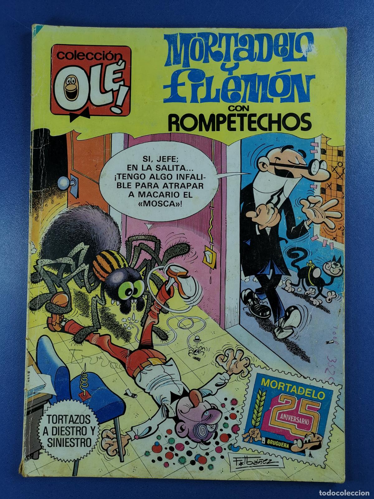 Tebeos: MORTADELO Y FILEM&Oacute;N CON ROMPETECHOS - COLECCI&Oacute;N OL&Eacute; - 25 aniversario - Bruguera
